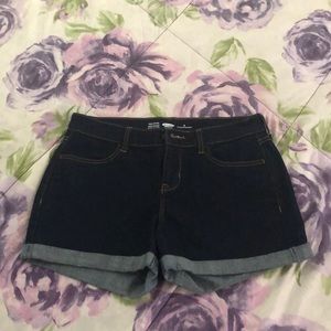 Old navy dark wash shorts